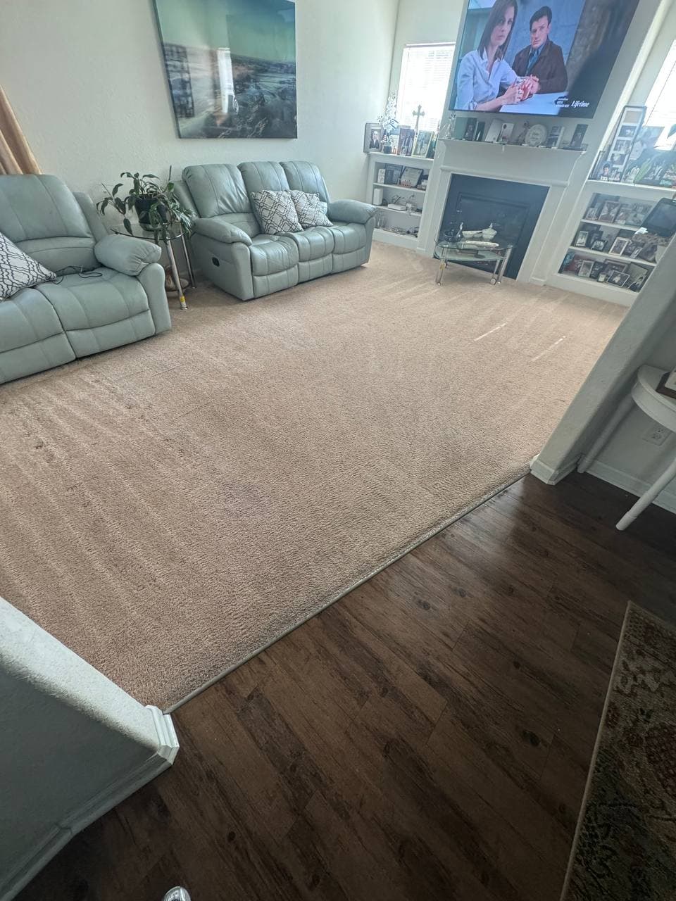 Before and after deep cleaning result after